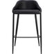 Astra 34.75 inch Black / Nightfall Black Barstool